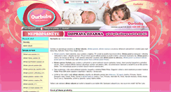 Desktop Screenshot of ourbaby.cz